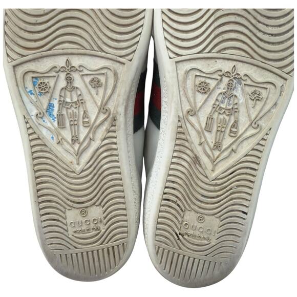 Gucci Ace Embroidered Floral Sneakers Size 36 - Picture 13 of 14
